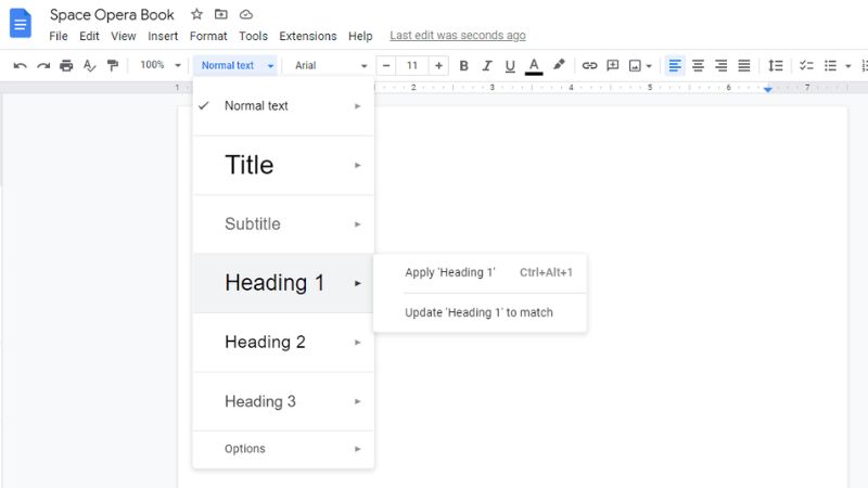 Comment écrire un livre avec Google Docs