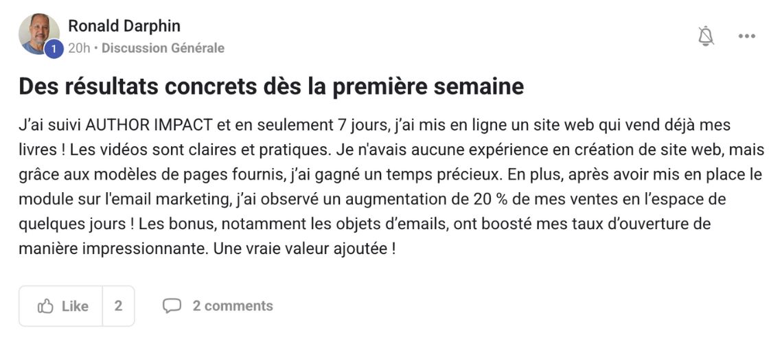 témoignage avis formation kdp
