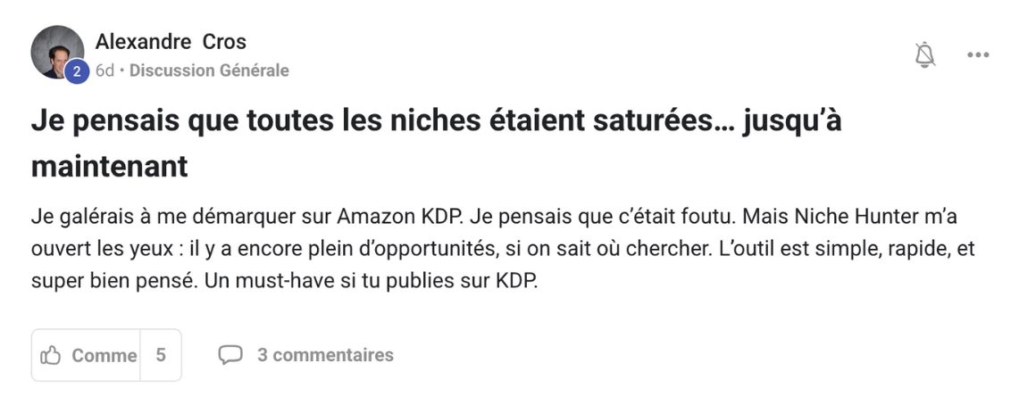 niche kdp